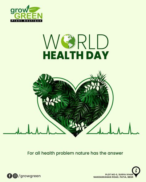 World Health Day Wish World Health Day Creative Ads, Happy World Health Day, Base Edit, World Health Day, Luck Quotes, Good Luck Quotes, Health Day, Environmental Health, Living A Healthy Life