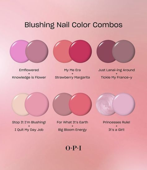 Opi Color Combinations, Fall Mani Pedi Combos, Mani Pedi Color Combos, Nail Polish Combinations, Fall Toe Nails, Nail Polish Art Designs, Opi Nail Colors, Cute Simple Nails, Sassy Nails