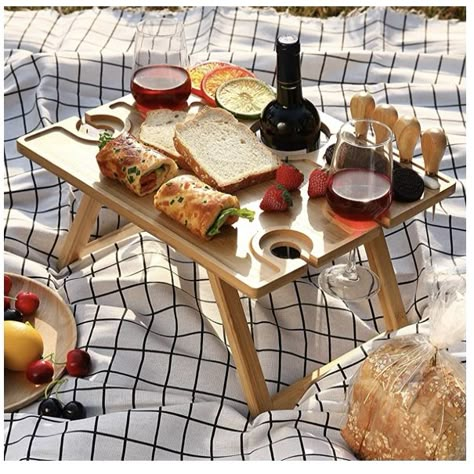 Bed Table Tray, Picnic Core, Heart Knife, Beach Picnic Party, Wine Picnic Table, Foldable Picnic Table, Outdoor Picnic Table, Picnic Date Food, Portable Picnic Table