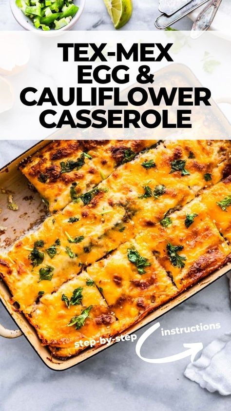 Meal Prep Dairy Free, Cheese Cauliflower Casserole, Low Carb Cauliflower Casserole, Cheese Cauliflower, Healty Dinner, Egg And Cheese, Cauliflower Casserole, Low Carb Breakfast Recipes, Light Dinner