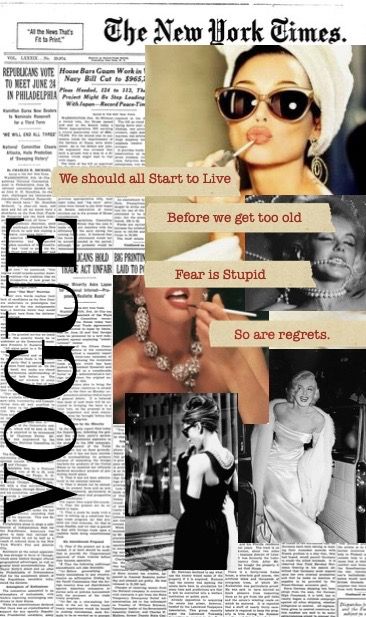 Fashion Asethics Wallpaper, 90s Fashion Wallpaper, Vogue Astethic, Vogue Scrapbook, Wallpaper Fashion Design, Vogue Collage, Vogue Wallpaper, Vogue Art, Fashion Dream Job