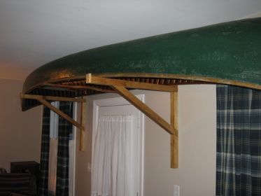 Diy Canoe Rack, Canoe Storage Ideas, Canoe Storage Rack, Kayak Rack Diy, Diy Canoe, Cottage Landscaping, Canoe Storage, Canoe Rack, Canoe Plans