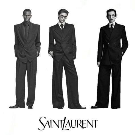 Ysl 2024, Saint Laurent Suit, Mens Tailored Suits, 23 Birthday, Men In Suits, Star Boy, Suit Collection, Classy Outfits Men, Street Fashion Men Streetwear