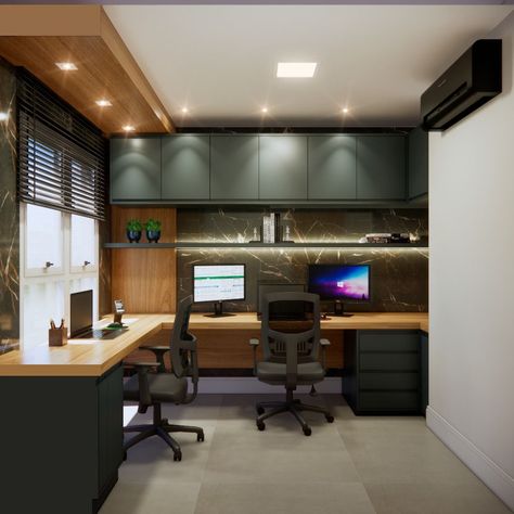 Home Office Layouts, Small Office Design, Modern Home Offices, Study Room Design, Office Interior Design Modern, Home Studio Setup, Small Home Offices, Office Layout, Ideas Living Room