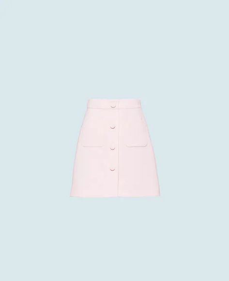 Apparel | Miu Miu Pink Miu Miu, Georgette Skirt, Velvet Coat, Poplin Dress, Fleece Jacket, Miu Miu, Online Boutique, Knitwear, Ready To Wear