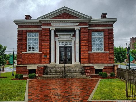 Carnegie Library- Dublin GA (1) | nrhp # 75000599- The Carne… | Flickr Library Design Exterior, Library Architecture Exterior, Small Town Library, Library Exterior, Book Rooms, Carnegie Library, Hall Ideas, Andrew Carnegie, Save File