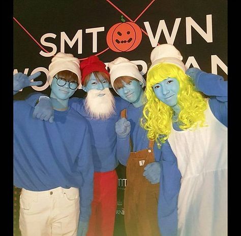 SM Entertainment reveals costumes from Halloween party! | allkpop.com Nct Chenle, จีซอง Nct, Korean Boy, Halloween 2017, Memes Kpop, Jack Frost, Kpop Funny, What’s Going On, K Idols