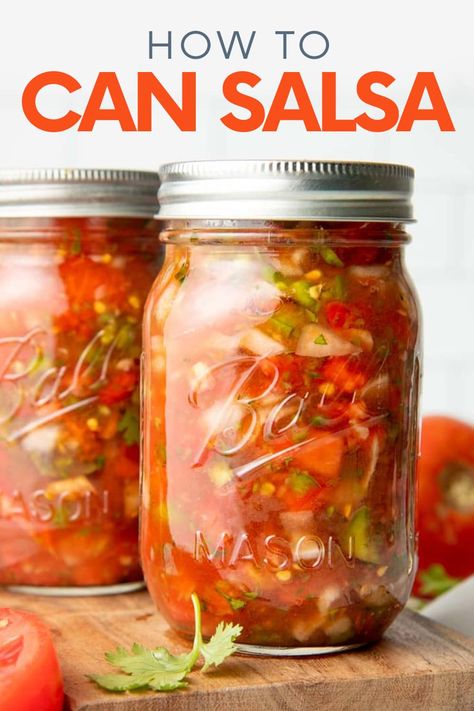 How To Can Salsa Without A Canner, Jarred Salsa Recipe, Pace Salsa Recipe For Canning, No Cook Salsa For Canning, Small Batch Canned Salsa, Canning Salsa For Beginners, Canned Salsa Recipe With Fresh Tomatoes Chunky, Mild Salsa Recipe For Canning, How To Can Salsa With Fresh Tomatoes