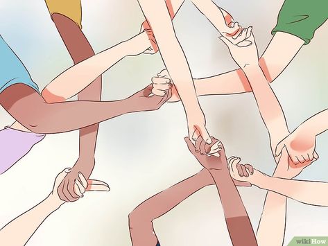 How to Play the Human Knot Game: 10 Steps (with Pictures) Cooperative Games For Kids, Human Knot Game, Girl Scouts Games, Human Knot, Trust Games, Healthy Competition, Scout Games, Skills For Kids, Brownie Girl Scout