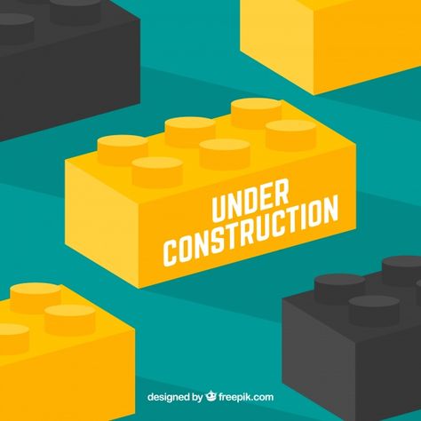 Flat under construction template | Free Vector #Freepik #freevector Lego Logo Design, Lego Poster Design, Lego Infographic, Lego Illustrations, Flat Design Poster, Lego Movie Birthday, Construction Template, Lego Poster, Lego Print