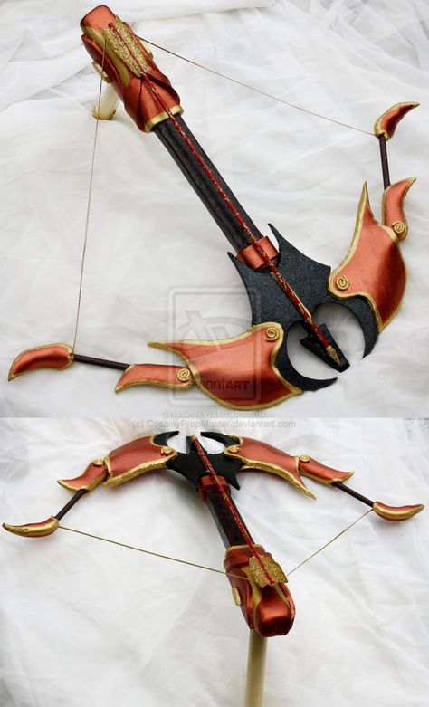 . Armadura Cosplay, Crossbow Arrows, Crossbow Hunting, Archery Equipment, Magic Items, Dynasty Warriors, Steampunk Accessories, Bow And Arrow, Bow Hunting