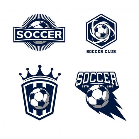 Soccer Logo Design, Football Logo Design, Logo Illustration Design, Science Icons, Sports Badge, Logo Samples, Soccer Logo, Sports Logo Design, Club Badge