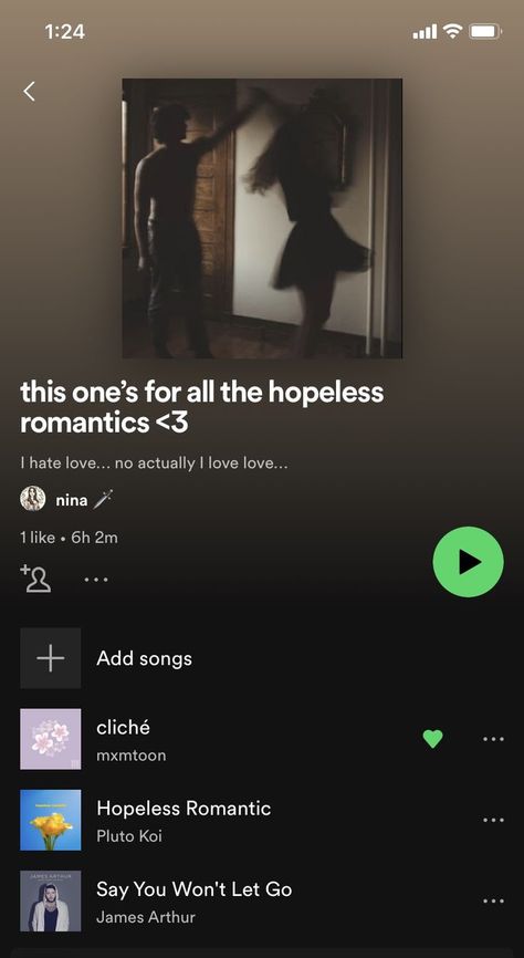 Hopeless Romantic Playlist, Romantic Playlist, Aesthetic Playlist, Playlist Names Ideas, Song Suggestions, Song Recommendations, Spotify Premium, Music Motivation, Music Recommendations