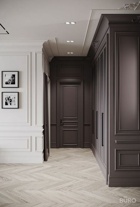 Modern Corridor, Urban Top, Neoclassical Interior, Hallway Designs, Curtain Designs, Classic Interior, Home Room Design, Dream Home Design, Living Design