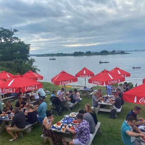 This little seafood spot located on Peaks Island in Maine is delicious, but the ride through Casco Bay is also a great time! Birthday Road Trip, Wiscasset Maine, Fall Foliage Trips, Rhode Island Travel, Trip To Maine, Peaks Island Maine, New England Trip, Peaks Island, East Coast Road Trip