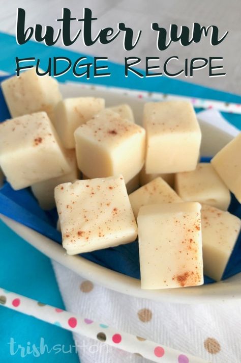 Rum Fudge Recipe, Rum Fudge, Fudge Microwave, Diy Meals, Eggnog Fudge, Microwave Recipe, Moms Recipes, Homemade Chocolates, Butter Rum