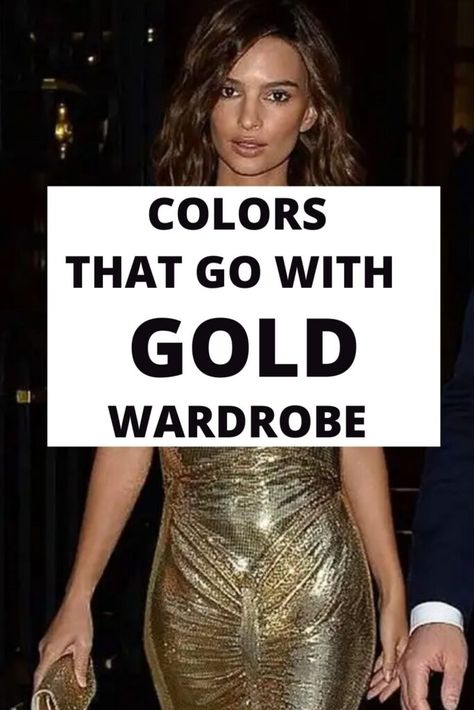 Dressy Gold Shoes, Style Gold Dress, Gold Shoe Outfits, Gold Bag Outfit Casual, Gold Jacket Outfit Metallic, Silver And Gold Outfit Ideas, Outfits With Gold Shoes, Accessories For Gold Dress, Gold Top Outfit Night