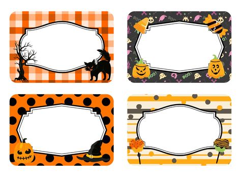 Halloween Food Labels Printable, Halloween Labels Printable Free, Halloween Food Labels, Halloween Labels Free, Halloween Juice Box, Halloween Name Tags, Halloween Stickers Printable, Halloween Bingo Printable, Halloween Labels Printable