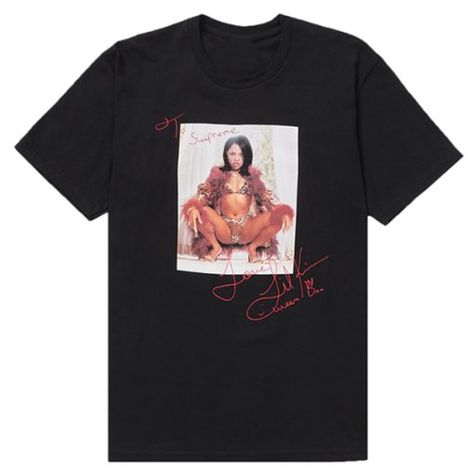 To Supreme Love Lil Kim t shirt Supreme Tshirt, Supreme Streetwear, Supreme T Shirt, Lil Kim, Swag Outfits Men, Sneaker Stores, The Supreme, Best Sneakers, Heather Black