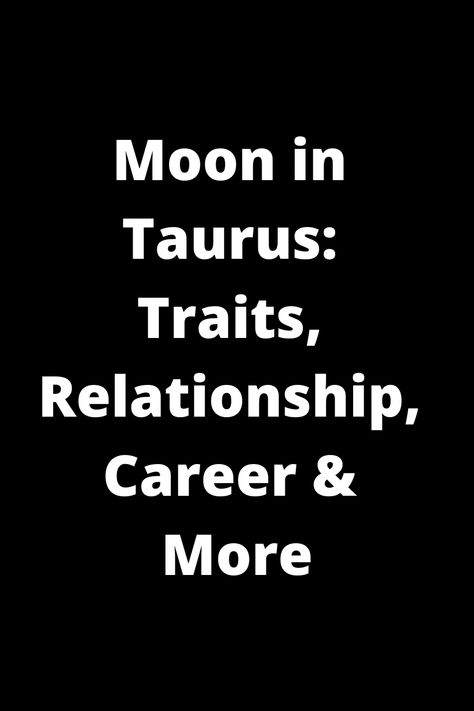 Discover the unique traits, relationship dynamics, and career insights associated with having the Moon in Taurus. Gain a deeper understanding of yourself and enhance your personal growth based on this astrological placement. Unravel the mysteries of your emotional world with this comprehensive guide. Explore how your Moon in Taurus influences various aspects of your life and relationships. Learn more about compatibility, communication styles, and ideal career paths for those whose Moon is in Tau Relationship Friends, Moon In Taurus, Taurus Traits, Taurus Moon, Astrology Taurus, Finance Career, Gemini And Leo, Relationship Dynamics, Good Communication Skills