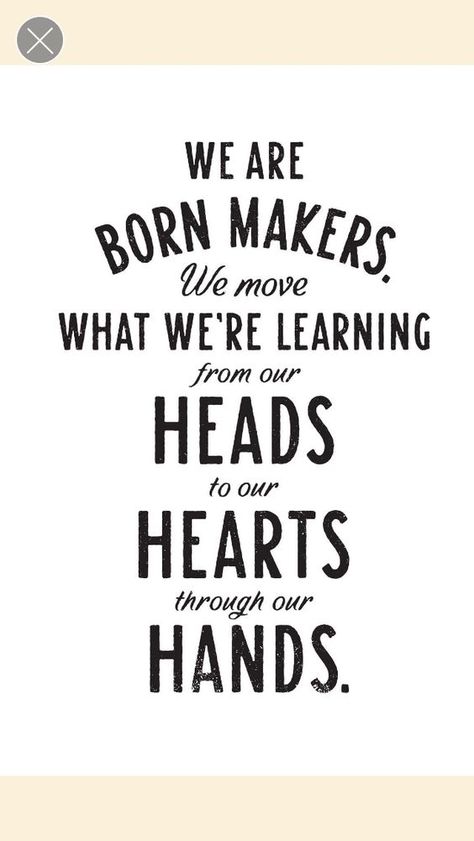 "We are born makers. We move what we're learning from our heads to our hearts through our hands." Quote form Brene Brown, who will be speaking at #ATD2016. Visit www.td.org/ATD2016 for more info. Macrame Quotes Funny, Artisan Quotes, Macrame Quotes, Handmade Business Quotes, Diy Macrame Projects, Crafting Quotes, Hand Quotes, Crochet Quote, Maker Quotes