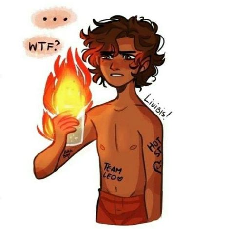 Percy Jackson and friends react to their own fan art - I'mma just put some stored fanart here - Page 2 - Wattpad Leo Valdez Fan Art Funny, Pjo Aesthetic, Percy Jackson Comics, Zio Rick, Team Leo, Rick Riordan Series, Pjo Hoo, Jason Grace, Trials Of Apollo