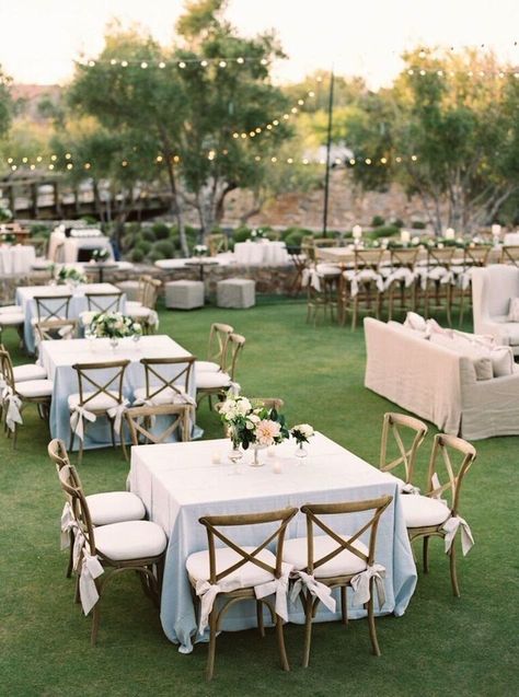 Floral Paradise in Charming Arizona Wedding - MODwedding Reception Layout, White Linens, Garden Wedding Reception, Scottsdale Wedding, Outdoor Wedding Reception, Table Inspiration, Outdoor Reception, Wedding Outdoor, Outdoor Weddings