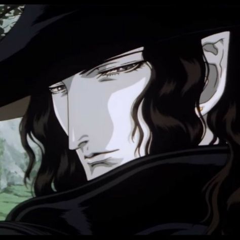 Vampire Hunter D Anime, Vampire D Bloodlust, Vampire D Hunter, Vampire Hunter D Manga, Dark Fae Aesthetic, Vampire Icon, Vampire Hunter D Bloodlust, Vampire Hunter D, Dark Castle