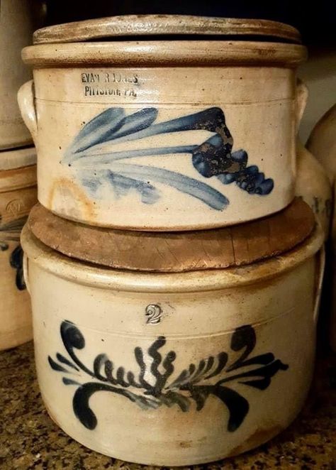 Vintage Crocks, Vintage Stoneware Crocks, Antique Crock, Antique Stoneware Crocks, Antique Jug, Antique Crocks, Country Crock, The Hundred Acre Wood, Old Crocks