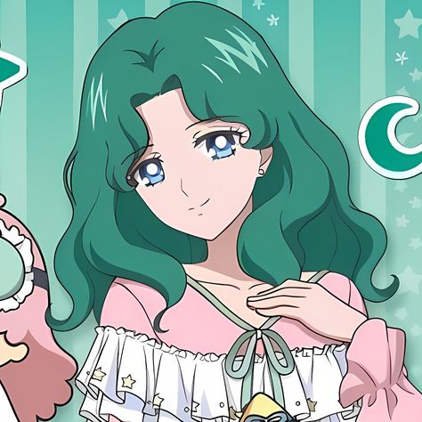 Sailor Neptune Pfp, Sailor Neptune Icon, Sailor Uranus Pfp, Sailor Pluto Icon, Sailor Uranus Icon, Neptune Sailor Moon, Sailor Neptune And Uranus Icons, Sailor Neptune And Uranus, Haruka Michiru