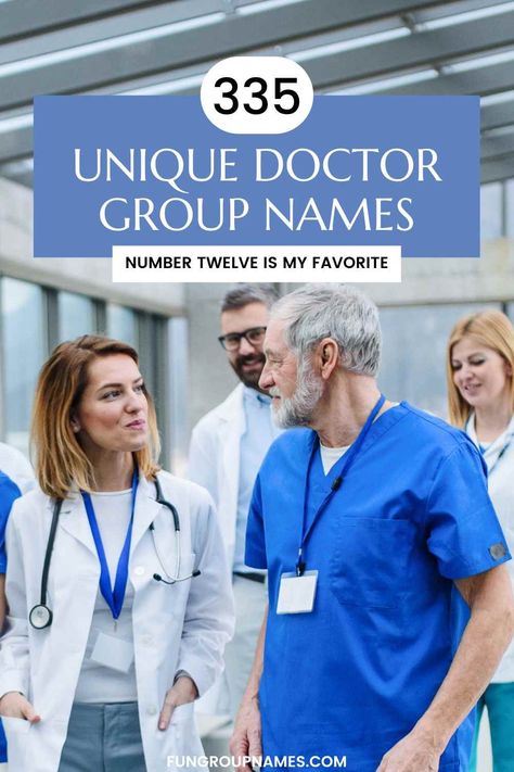 Explore 335+ doctor group names to find the perfect fit that reflects your team''s spirit and professional identity. Girls Group Names, Group Names, Hand Health, Doctor Names, Pediatric Care, Pulmonology, Medical Specialties, Name Suggestions, Low Vision