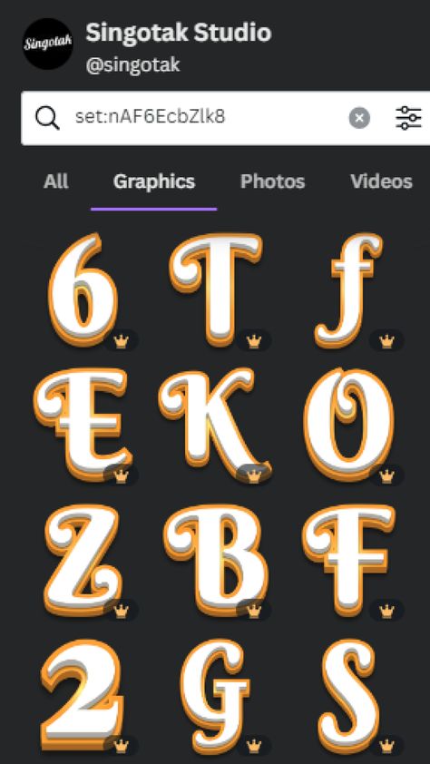 Collection of 3D Most Beautiful Alphabet Lett Teks Canva, Brush Lettering Font, Canva Free Elements, Beautiful Alphabet, Art Deco Design Graphics, Canva Hacks, Graphic Shapes Design, Keyword Elements Canva, Font Combo