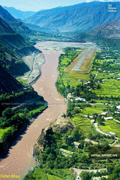 Wonderful photography of beautiful Chitral airport Chitral valley Khyber Pakhtunkhwa Pakistan Chitral Valley, Neelam Valley, Kashmir Pakistan, Beautiful Pakistan, Pakistan Travel, Khyber Pakhtunkhwa, Islamic Republic, South Asia, Countries Of The World