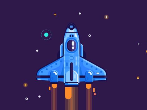 Space Ship Animation by Alex Krugli on Dribbble Space Pfp, Cosmos Wallpaper, Space 4k, Cloze Passages, Space Tv Shows, Scary Alien, Space Anime, Flat Character, Cartoon Space