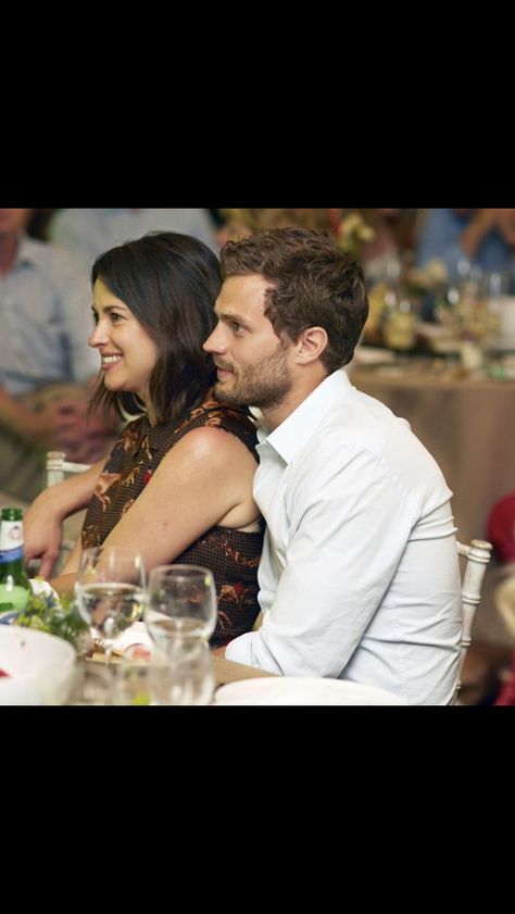 How sweet Jamie Dornan Amelia Warner Jamie Dornan, Jamie Dornan And Wife, Jaime Dornan, Guy Ritchie, Irish Actors, Charity Event, Christian Grey, Fifty Shades Of Grey, Dakota Johnson