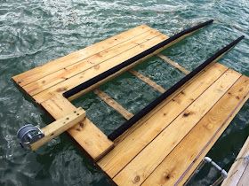 Pond Dock, Floating Dock Kits, River Dock, Lake House Dock, Boat Lift Dock, Floating Dock Plans, Diy Dock, Boathouse Design, River Kayak