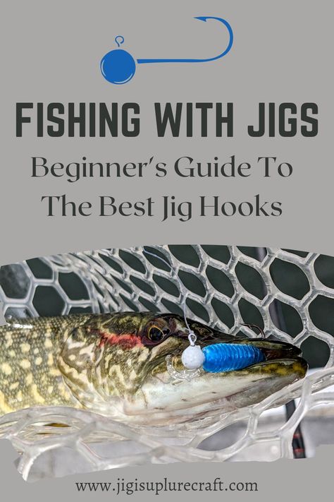 Jigs are my favorite fishing lure, and for good reason. They flat out catch fish everywhere!! Read more to discover how the right jig hook can help you catch more fish and what jig hooks you should use when making your own jigs! Easy Fishing Knots, Fishing Jig, Lure Making, Fishing Rigs, Surf Fishing, Fishing Knots, Freshwater Fishing, Big Fish, Fishing Lure