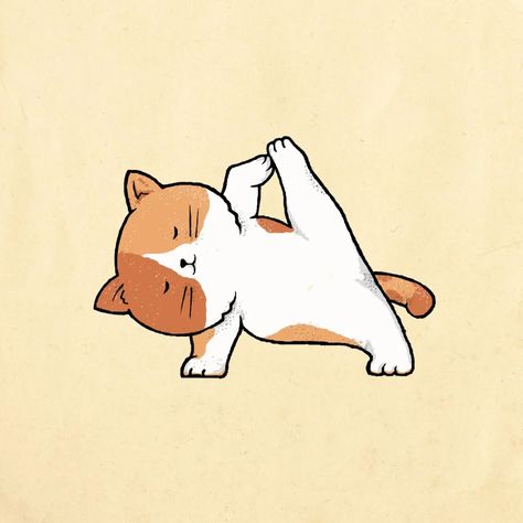 cute cat doing yoga, adorable poses from cat unna's behavior. Get the collection at 👉👉 https://massingso.redbubble.com #cat #catlover #catholic #catyoga #kitty #kitten #kittycat #pet #pets #animals #asana #catdoingyoga #yoga #yogateacher #stretching #cute #stickers #redbubble #gift #katze #orangecat #unnacat #massingso Cat Yoga, Stickers Redbubble, Orange Cat, Yoga Teacher, How To Do Yoga, Cute Stickers, Stretching, The Collection, Cute Cat