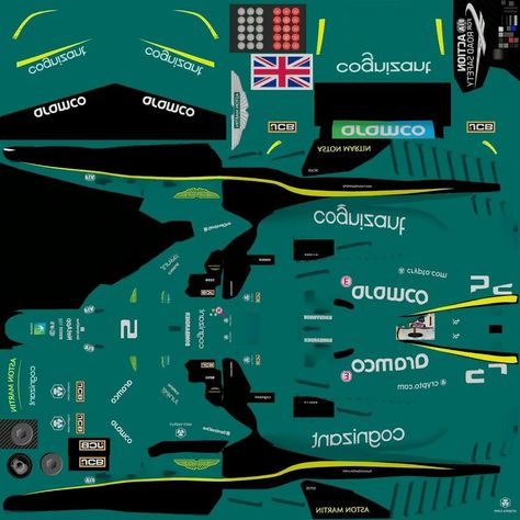 Monoposto Skins F1, Monoposto Livery, F1 Livery, Car Papercraft, Real Racing, 3d Craft, Mercedes Amg, Free Fire, Aston Martin