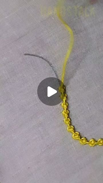 Hands Talk on Instagram: "Borderline embroidery easiest for beginners 💖🤩  Follow @handstalkit for beautiful hand work embroidery for beginners   #beginnersembroidery #easyembroidery #embroiderytutorial #embroideryworkshop #embroiderymuse #needleandthread #needleworks #handworks #handworksuits #handworked" Macrame Embroidery, Embroidery Workshop, Embroidery Stitch, Embroidery Stitches Tutorial, Hand Work Embroidery, Embroidery For Beginners, Hand Work, Embroidery Tutorials, Needle And Thread