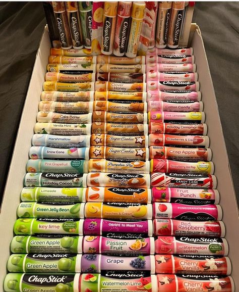 Lip Balm Collection Aesthetic, Chapstick Aesthetic, Chapstick Collection, Best Lip Balms, Chapstick Lip Balm, Burts Bees Lip, Lip Gloss Cosmetics, Lip Balm Collection, Best Lip Gloss