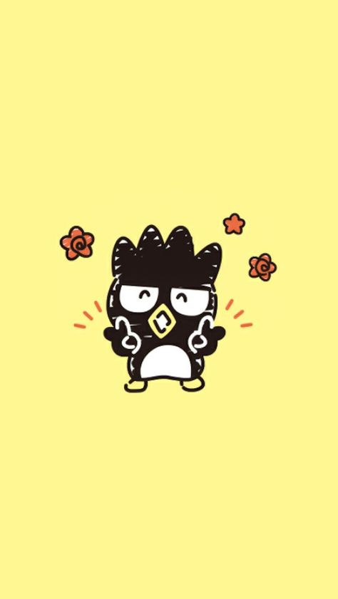 Black Sanrio Characters, Sanrio Badz Maru, Badtemaru Wallpapers, Sanrio Batzmaru, Badz Maru Wallpaper, Bad Badtz Maru Wallpaper, Maru Wallpapers, Badtz Maru Wallpapers, Badz Maru