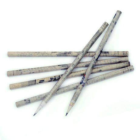 Recycled Newspaper Pencil Newspaper Pencils, Recycled Newspaper, Recycle Newspaper, Newspaper, Recycling, Pen, Pencil