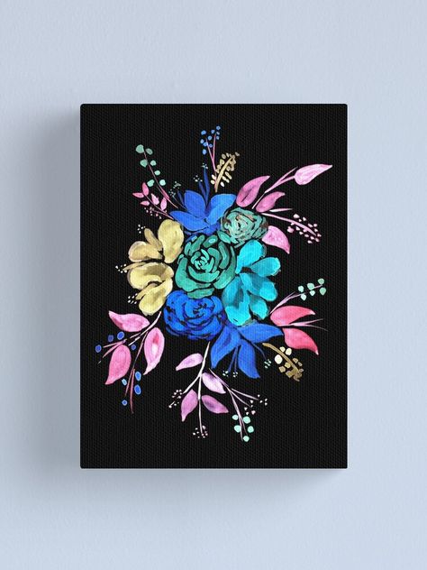 Neon Flowers Painting, Neon Paintings Acrylic, Neon Acrylic Painting Ideas, Neon Painting Canvas, Painting Planters, Steps Drawing, Decoupage Flowers, Store Painting, Art Stall