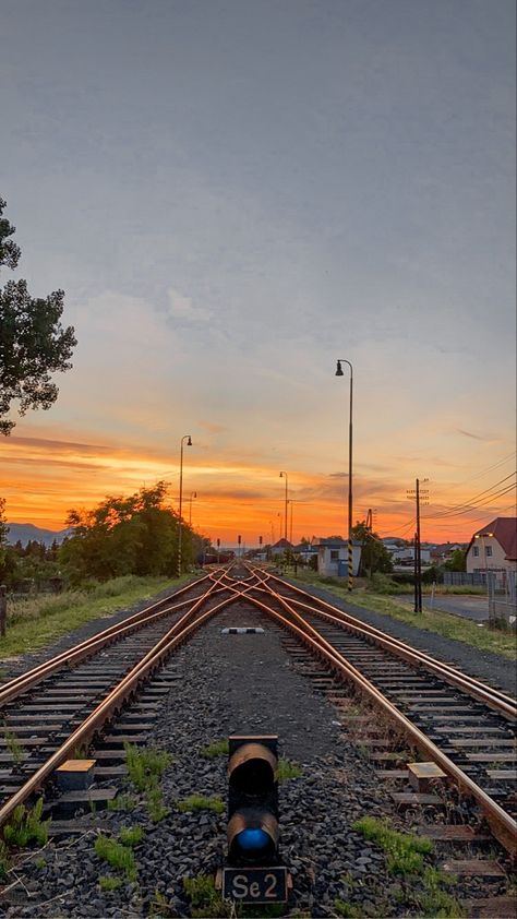 Transportation Aesthetic, Railway Aesthetic, Summer Kid, Great Western Railway, Transportation Theme, Orange Sky, Great Western, Photoshop Backgrounds, Branding Design Inspiration