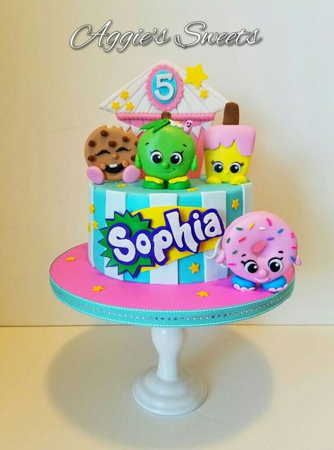 Shopkins Birthday Cake Shopkins Birthday Party Cake, Birthday Cake Modern, Birthday Cake Drawing, Shopkins Birthday Cake, Shopkins Bday, Shopkins Cake, Shopkins Birthday Party, Shopkins Party, Shopkins Birthday