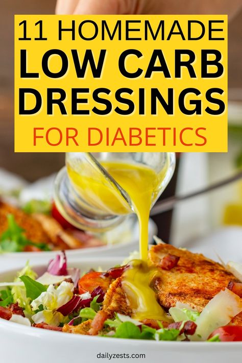 Imagine this: you've just crafted a vibrant, colorful salad brimming with fresh vegetables, lean protein, and healthy fats. But as you reach for your usual bottle of dressing, a wave of uncertainty washes over you. Will this creamy, store-bought concoction… Keto Salad Dressing Recipes Easy, Low Sugar Salad Dressing Recipes, Low Fat Vinaigrette Dressing, Keto Vinaigrette Dressing, Best Salad Dressing For Diabetics, Low Carb Salad Dressing Recipes, Sugar Free Dressing Recipes, Low Carb Dressings For Salads, Healthy Lunch Recipes For Diabetics