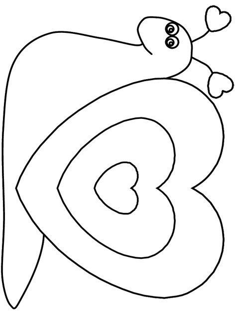 Heart Coloring Pages | Heart Snail color book images that represent valentines day. I'm not ... #Snails Snail Valentine, Snail Template, Snail Printable, Coloring Rocks, Valentine Coloring Pages, Heart Coloring Pages, Valentines Day Coloring, Embroidery Hearts, Applique Templates