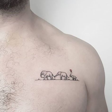 Male Family Tattoo Ideas, Family Of Elephants Tattoo, New Baby Tattoo Ideas, Environment Tattoo, Tattoo Ideas Family, Tattoo Ideas Meaning, Elephant Head Tattoo, Geometric Elephant Tattoo, Elephant Tattoo Ideas