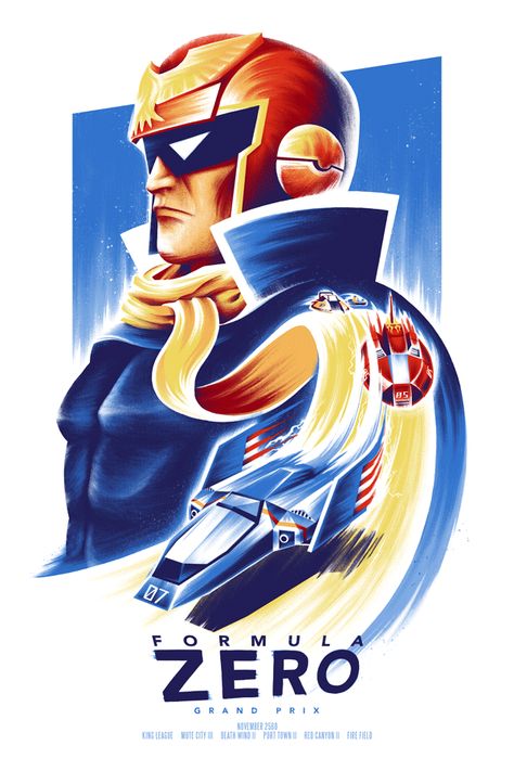 Captain Falcon, F Zero, Super Smash Bros Characters, Race Poster, Falcon Art, Grand Prix Posters, Nintendo Fan Art, Game Fanart, Gaming Posters